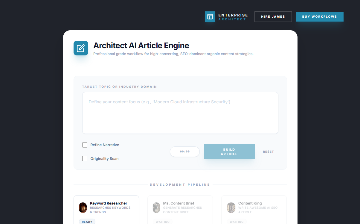 Architect AI Article Engine