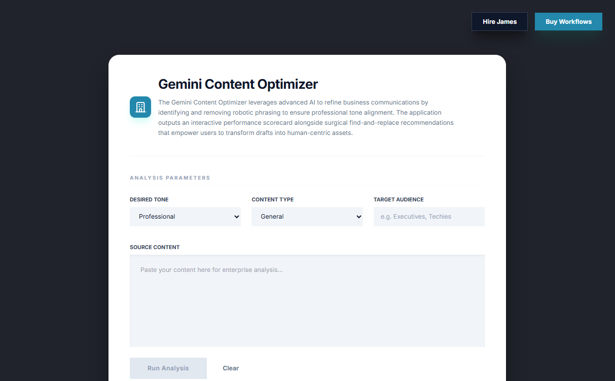 Gemini Content Optimizer