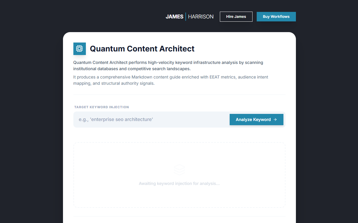Quantum Content Architect